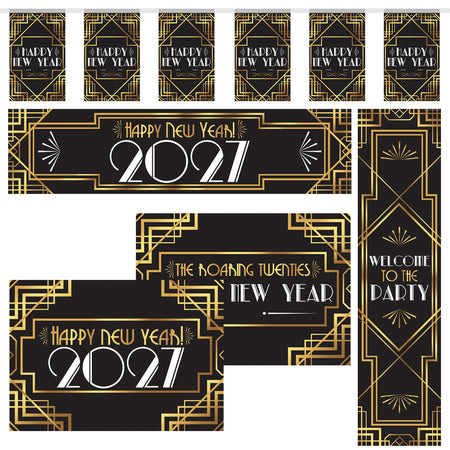 Happy New Year 2027 Decoration Party Pack