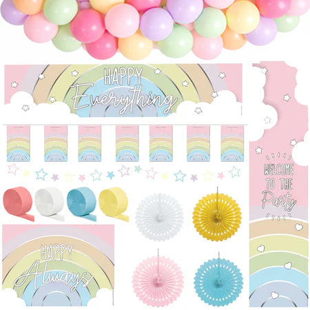 Pastel Rainbow Decoration Pack