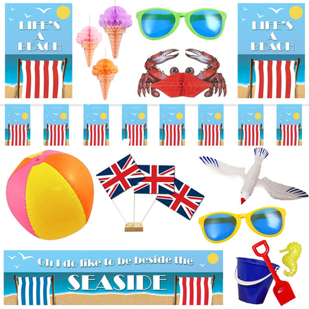 Seaside Beach Decoration and Novelty Pack