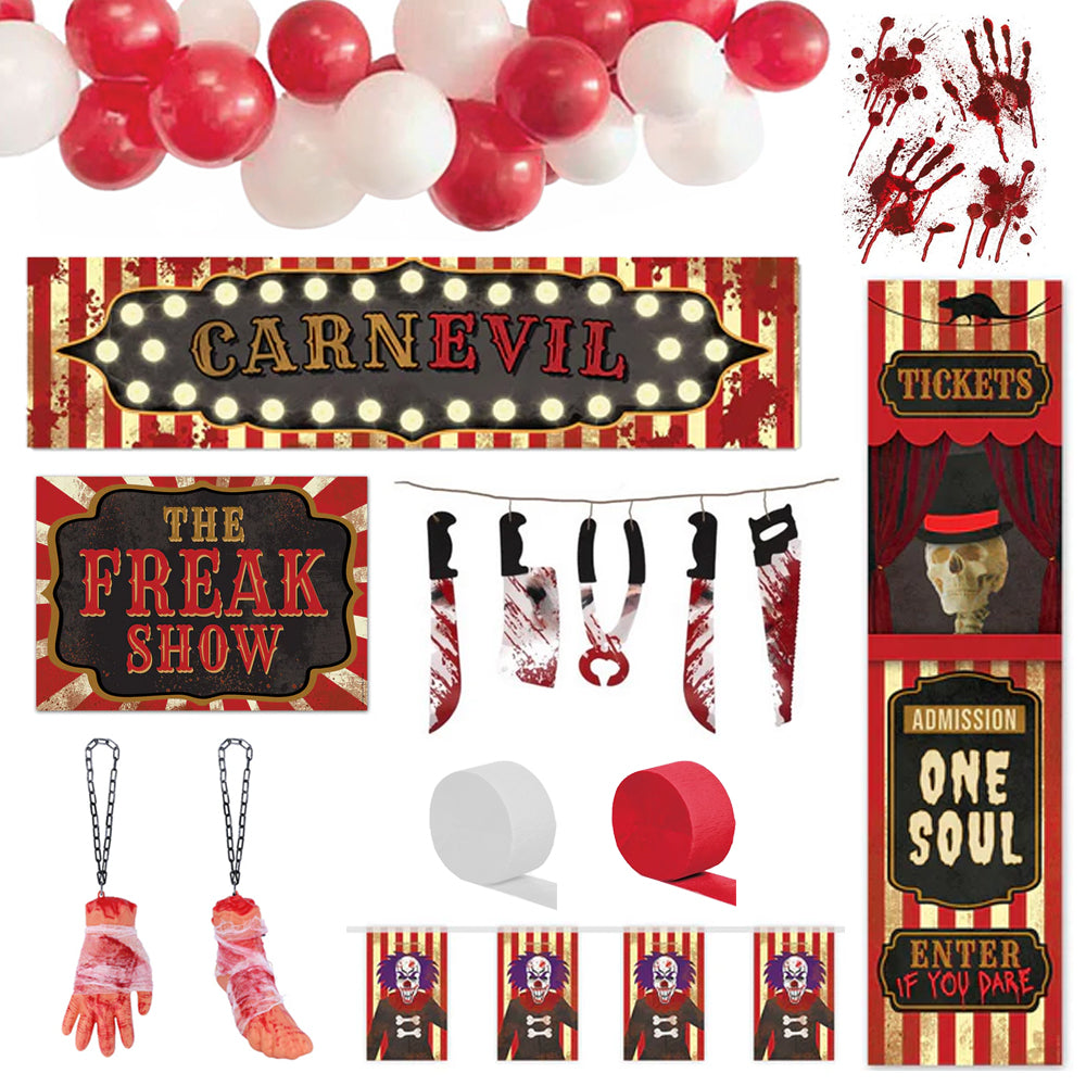 Twisted Circus Halloween Decoration Pack