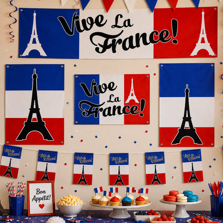 Vive la France Decoration Party Pack