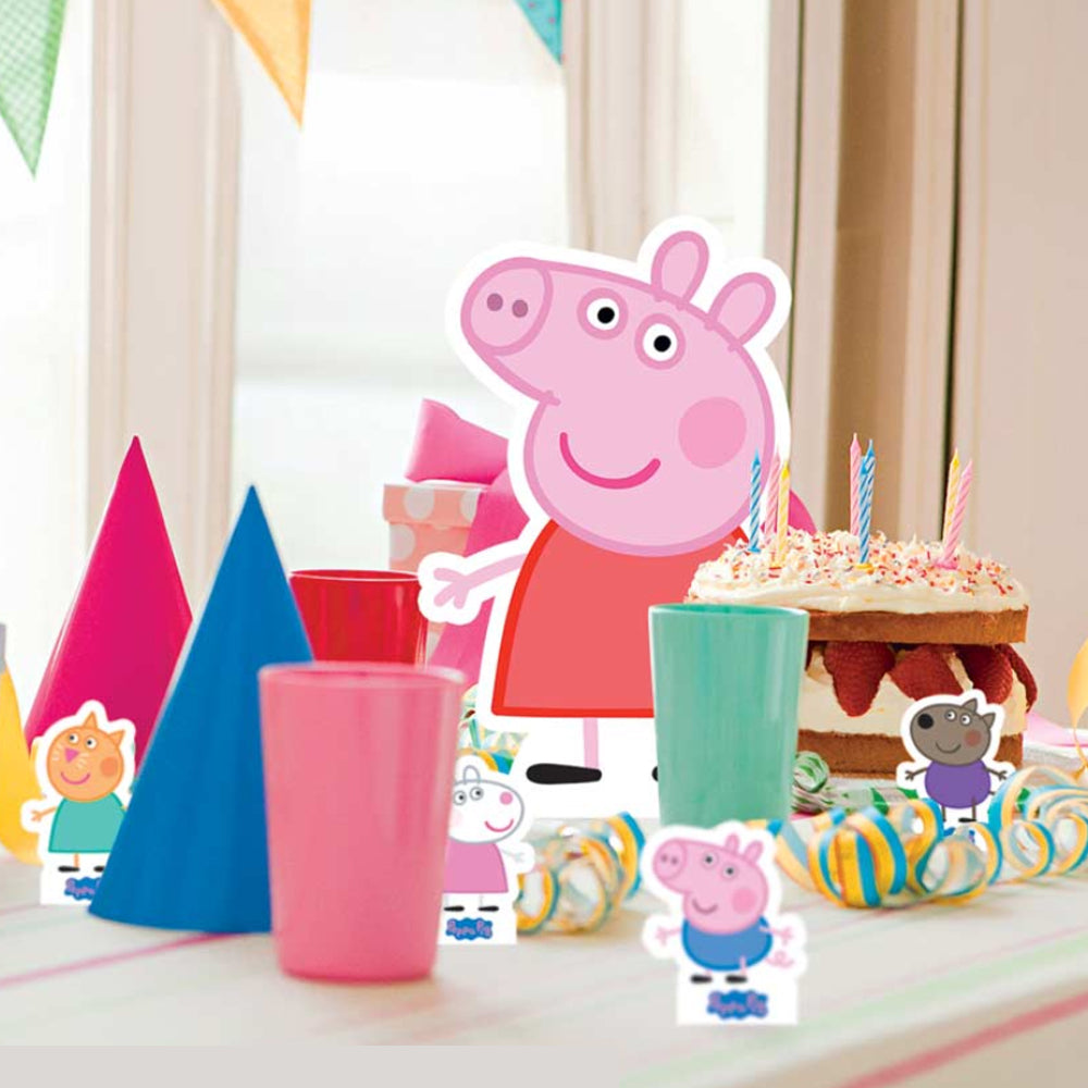 Peppa Pig Tabletop Mini Cutout Decorations - Pack of 11