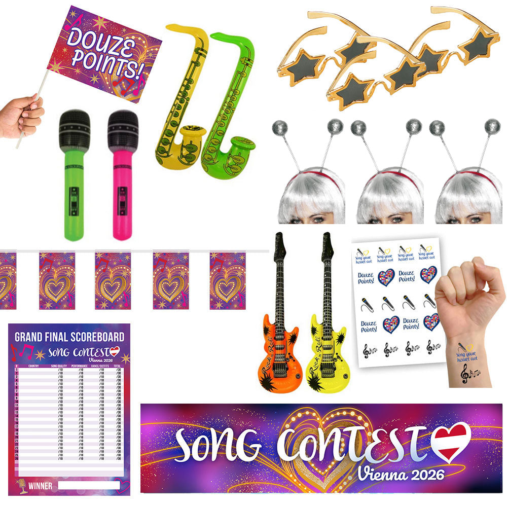 Host Your Own Song Contest Party Pack 2026 | Party Packs