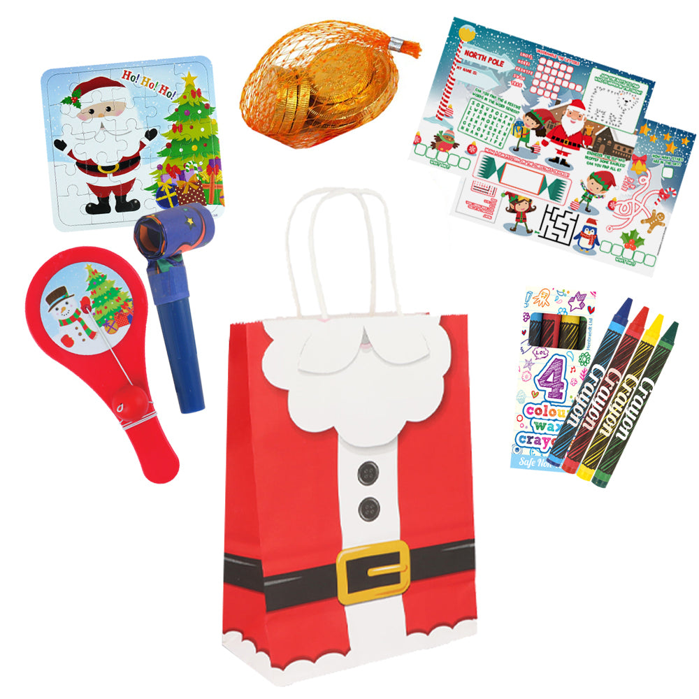 Christmas Party Bags with Fillers for Kids