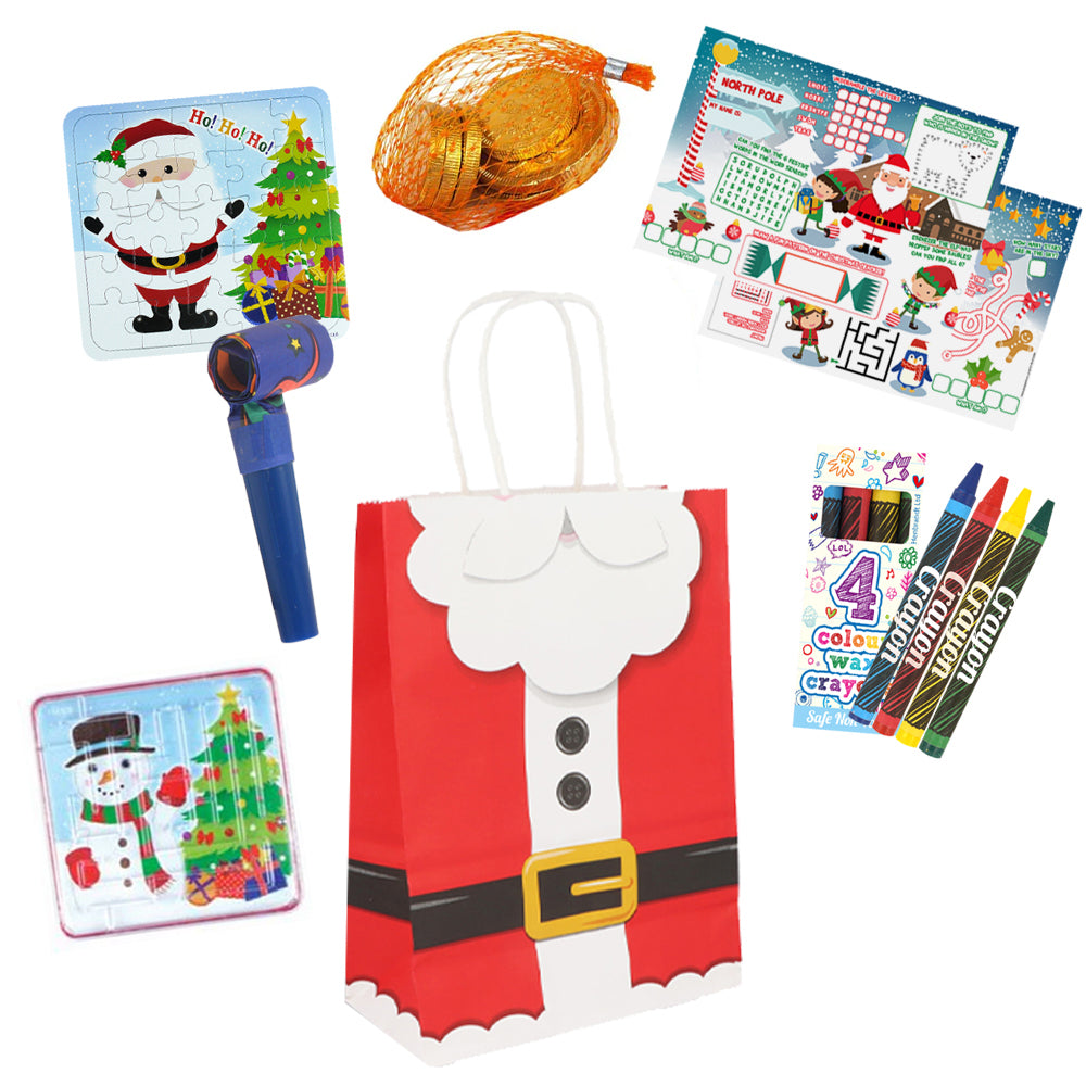 Christmas Party Bags with Fillers for Kids