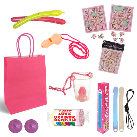 Rude Hen Party Bag With Contents