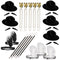 1920's Fancy Dress Pack For 10 People - 25 Pieces