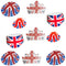Union Jack British Patriotic Fancy Dress Hats - Pack of 10
