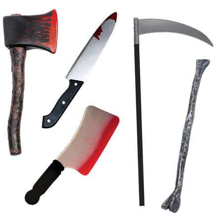 Halloween Fake Prop Weapons - Pack of 5