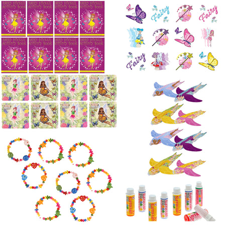 Fairy Party Bag Fillers Pack  - 64 Pieces