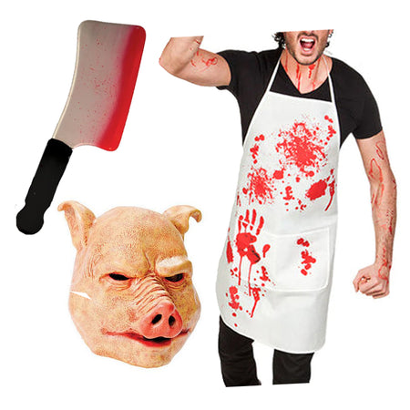Pig Butcher Halloween Fancy Dress Kit
