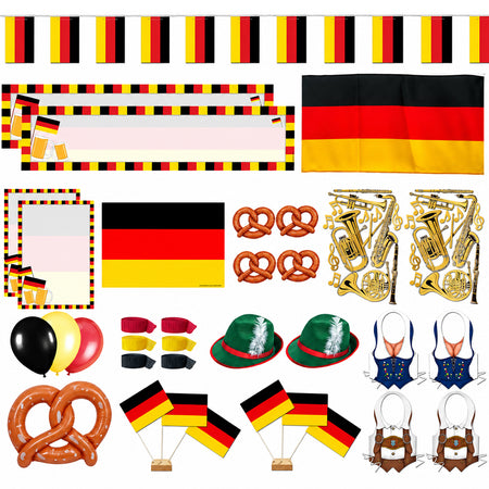 Large German Decoration & Novelty Party Pack