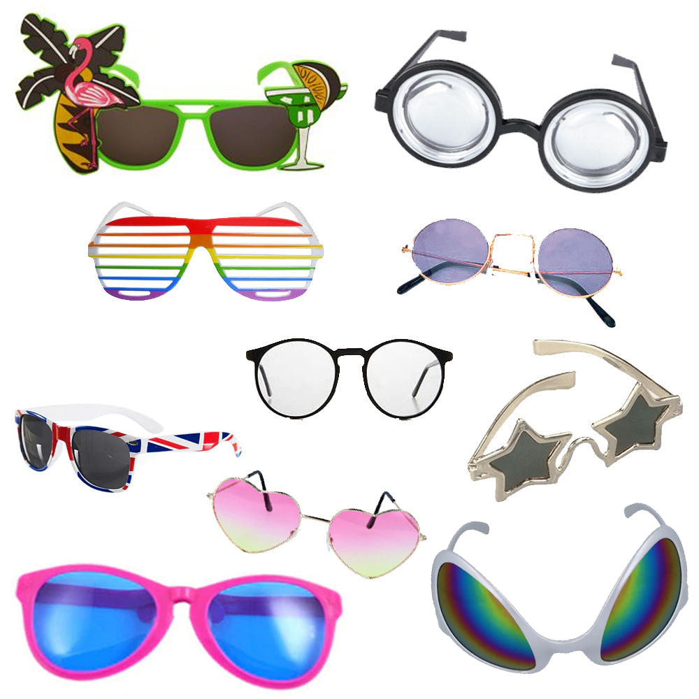 Novelty Glasses - Pack of 10