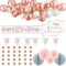 60th Birthday Rose Gold Glitz Decoration Pack
