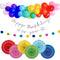 Bright Multi Colour Birthday Decoration Pack
