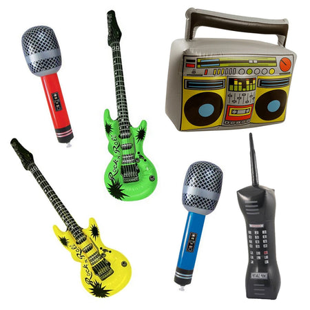 80's and 90's Inflatables - Pack of 6
