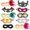 Masquerade Party Masks – Assorted Designs – Pack of 10