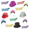 New Year 2027 Multicolour Hat and Glasses Pack for 8