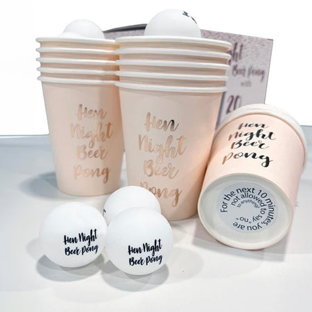 Hen Night Beer Pong Dares Game – Party Packs