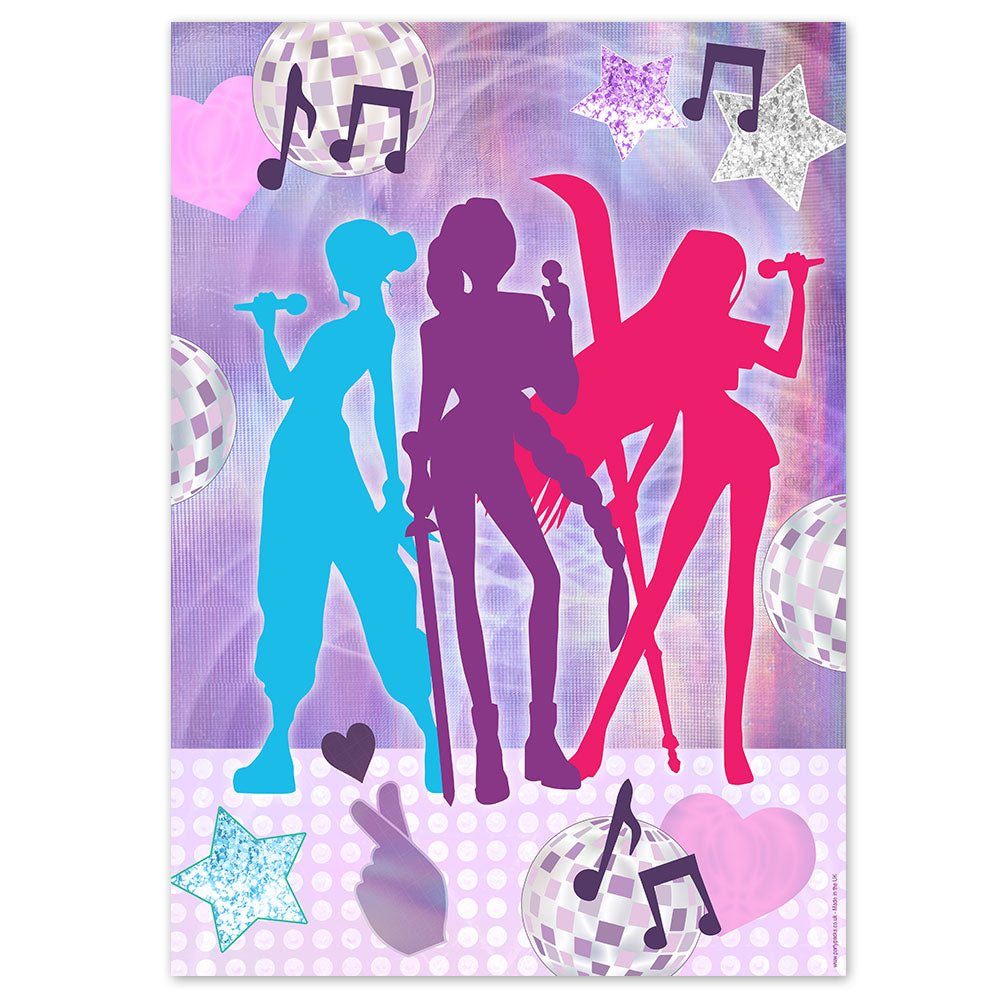 Pop Hunters Girl Group Poster - A3