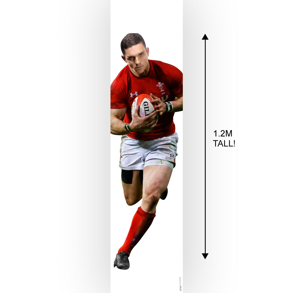George North Welsh Rugby Paper Wall & Door Banner Decoration - 1.2m