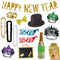 New Year's Eve 2027 Fancy Dress Photo Booth Party Pack
