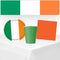 Ireland Flag Irish Tableware Pack for 8 with FREE Banner!