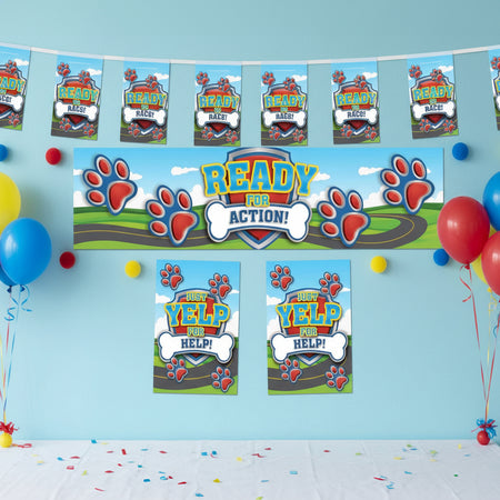 Puppy Paws Decoration Party Pack