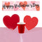 Valentine's Hearts Tableware Pack for 8 with FREE Banner!