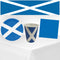 Scotland Flag Scottish St. Andrew's Tableware Pack for 6 with FREE Banner!