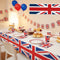 Union Jack Tableware Pack for 8 - With FREE Banner!