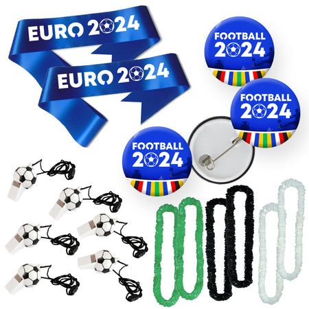 Euro 2024 Football Fancy Dress and Novelty Pack