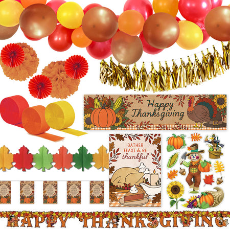 Thanksgiving Decoration Party Pack