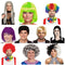 Novelty Wigs - Pack Of 10