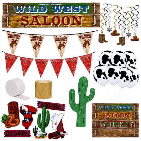 Wild West Decoration Pack