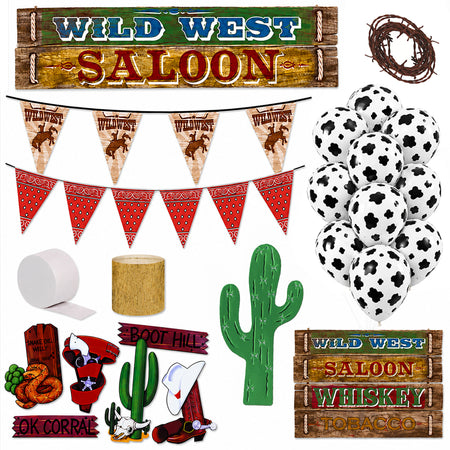Wild West Decoration Pack