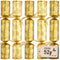 100 x Christmas Crackers Eco-Friendly Gold Botanical - 11