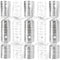 Silver Christmas Crackers 11 Plastic Free Box of 100 Silver Holly Berry Design