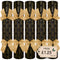 108 x Christmas Crackers Black & Gold Luxury Eco-Friendly - 13