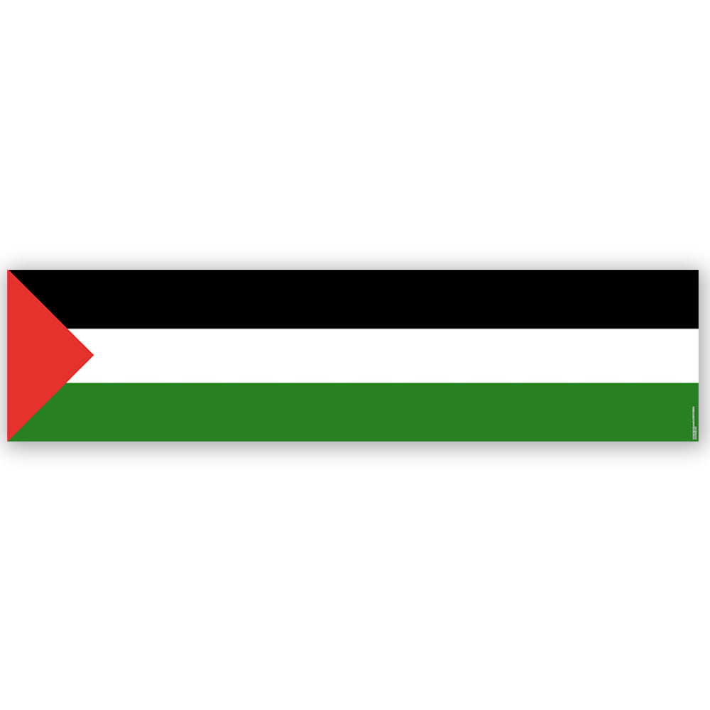 Palestine Flag Paper Banner Decoration - 1.2m