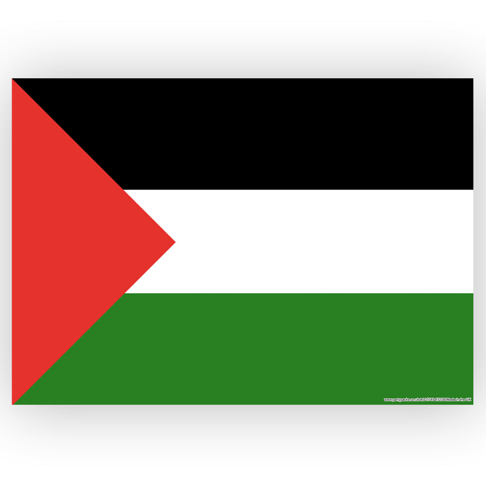 Palestine Flag Paper Poster Decoration - A3