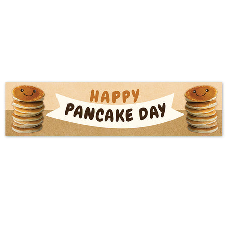 Pancake Day Banner - 120cm x 30cm