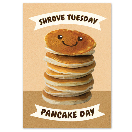Pancake Day Poster - A3