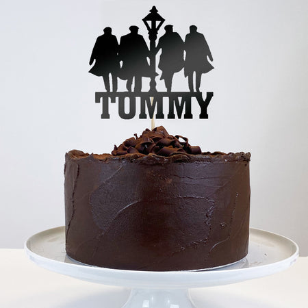 Personalised Peaky Blinders Foil Cake Topper