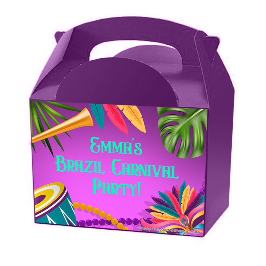Carnival Personalised Party Box Kit - Pack of 4