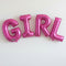 Pink 'Girl' Phrase Balloon - 9