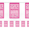 Pink Birthday Glitz Personalised Bunting - 3m