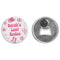 Personalised Bottle Opener Magnet - Pink Cowgirl - 58mm