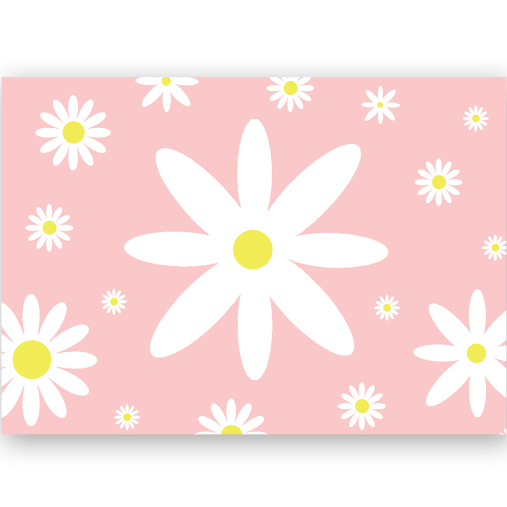 Pink Daisy Poster Decoration - A3