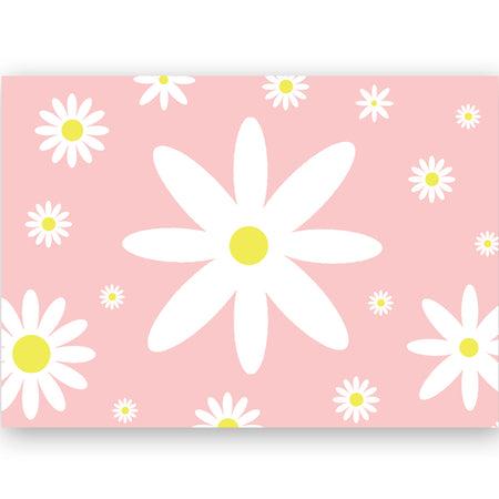 Pink Daisy Poster Decoration - A3